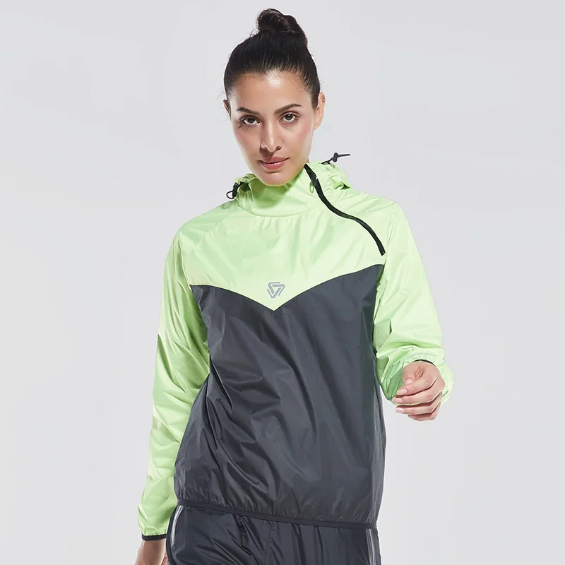 Danenjoy Для женщин Sweat Jacket Бег спортивная одежда с капюшоном Йога Спортивная Фитнес
