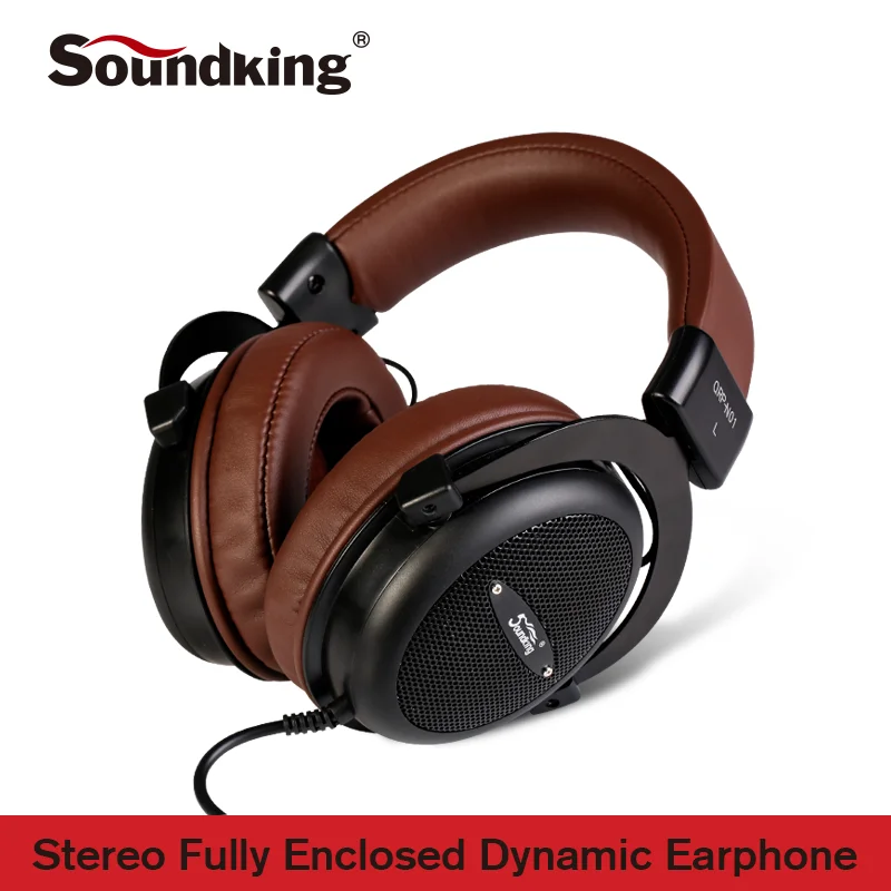 Soundking оригинальные наушники HIFI Стерео полностью закрытые динамические студийный