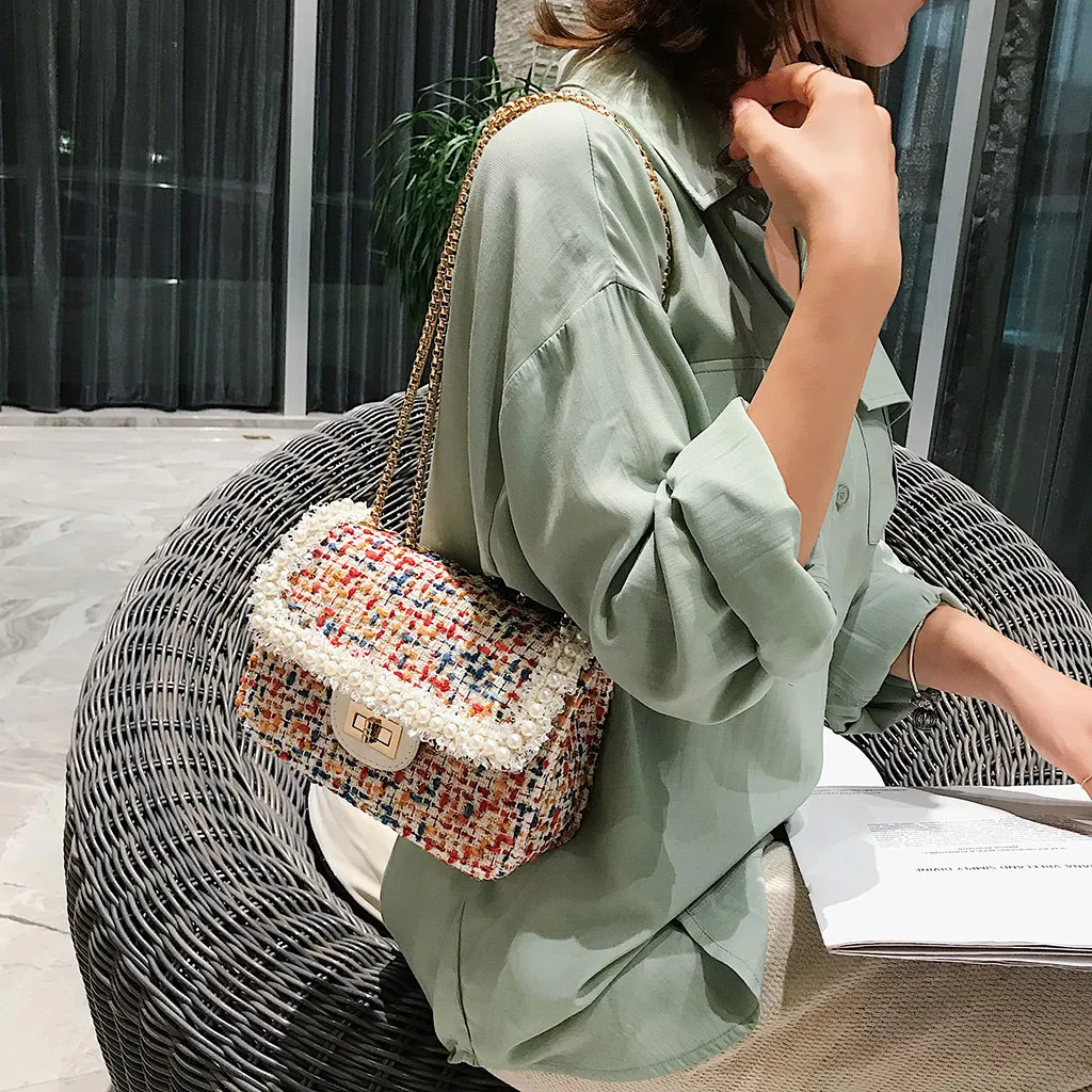 Bolso mujer bandolera peque o mensajero модная женская сумка плетеная Сумка через плечо на цветная