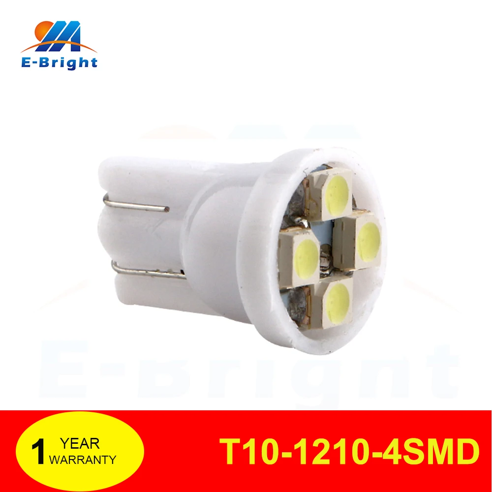 500 шт./лот T10 W5W 194 168 1206 8 SMD LED Авто 12V DC Светодиодный инструмент световой индикатор