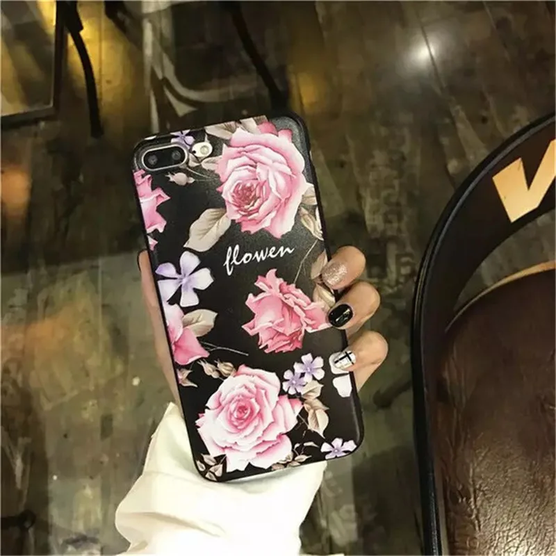Для Apple iPhone 5 5S SE Роскошный чехол на 6 6S 6 Plus 6S Plus Мягкий ТПУ чехол для телефона для iPhone 7 7 Plus задняя крышка iPhone 8 8 Plus X - Цвет: Pink
