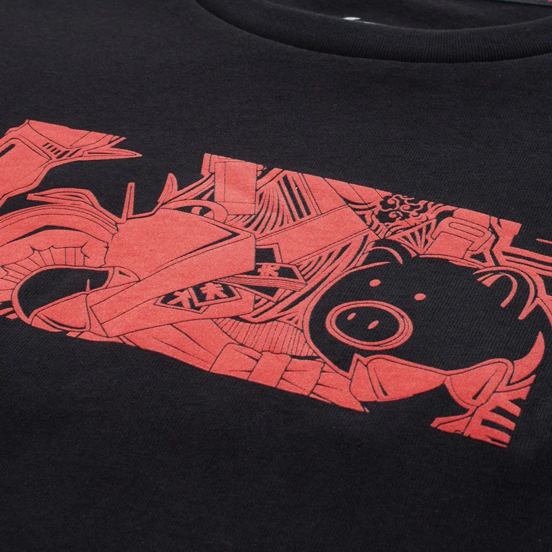 Li-Ning женские спортивные футболки из 100% хлопка дышащие удобные с принтом