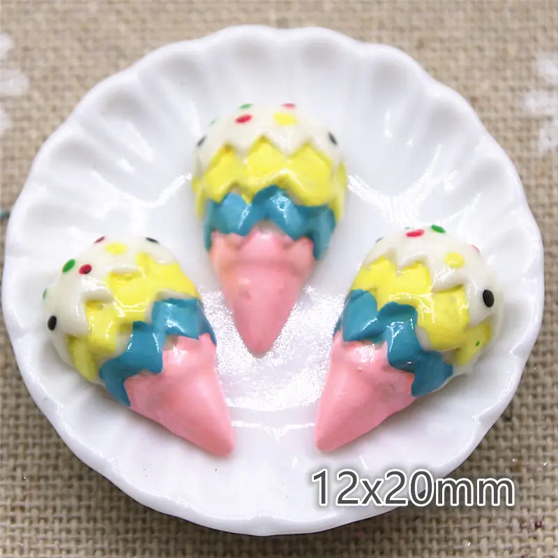 10 шт. конусы для мороженого 12 х20 мм|craft charms|craft suppliescraft flatback |