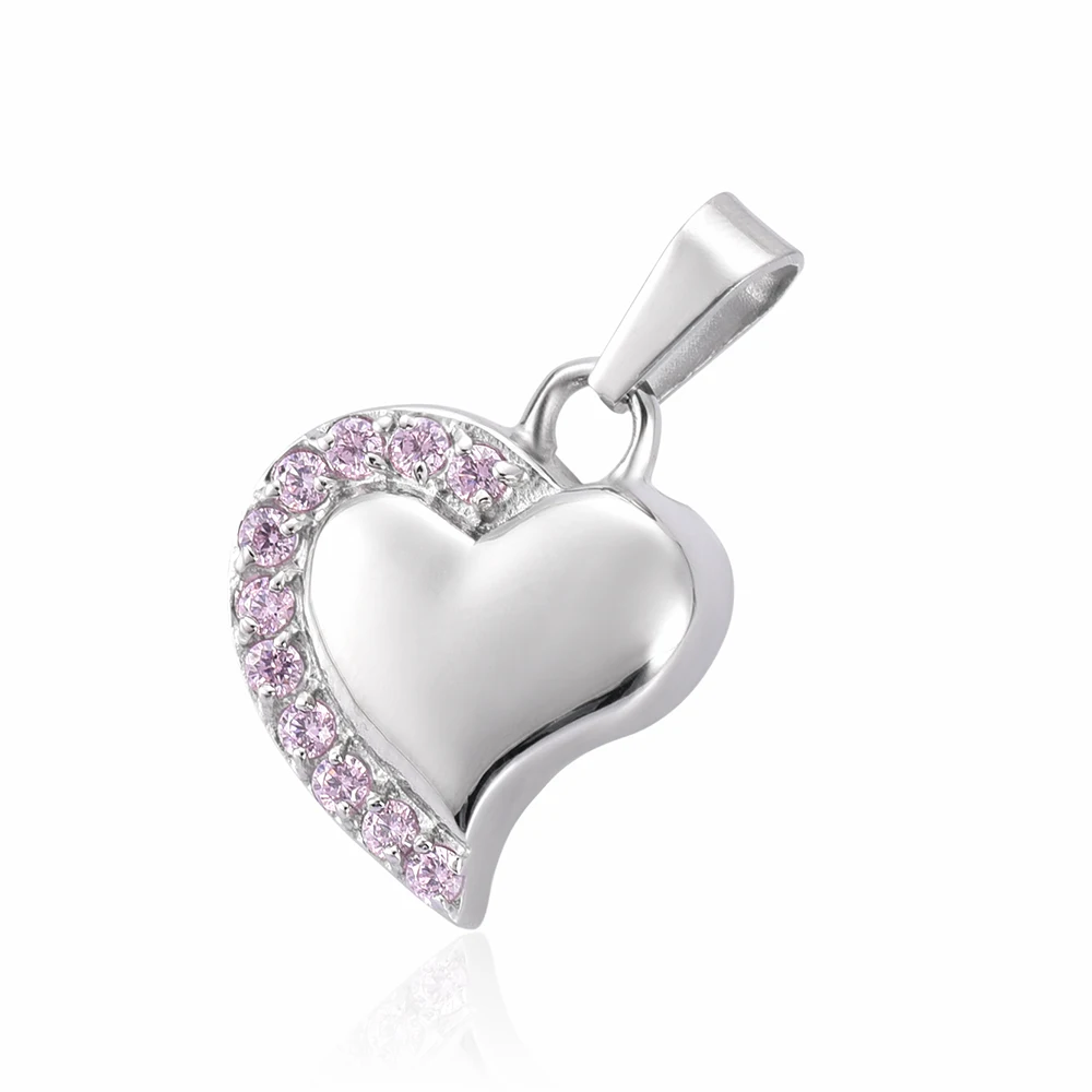 Jewelry For Ashes Crystal Heart Cremation Urn Pendant Stainless Steel Keepsake Urns Necklace Pet Dog Memorials Gift for Women | Украшения и