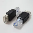 2 шт., переходник с USB на гнездо RJ45