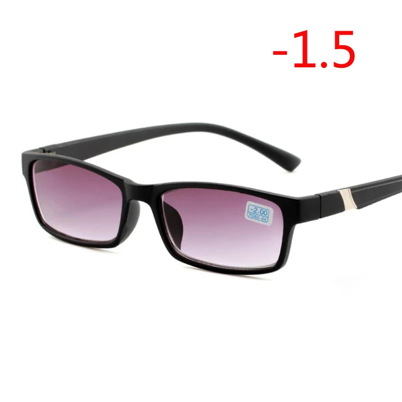 Myopia 150 1,0-1,5-2,0-2,5-3,0-3,5-4,0 очки для близорукости Женские Мужские квадратные очки для близорукости ретро очки для близорукости - Цвет оправы: Myopia 150
