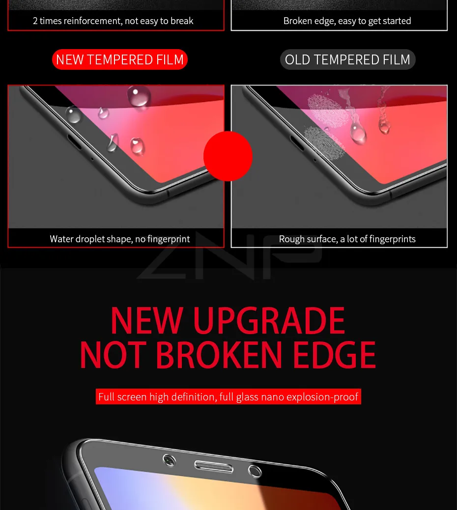 ZNP 3 шт Защитное стекло для Xiaomi Redmi Note 7 5 6 Pro 9 H протектор экрана для Redmi 5 7 5A 6A Note 5A Закаленное стекло пленка