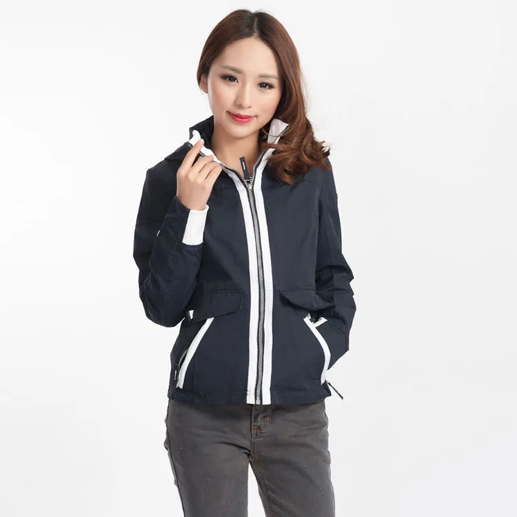 Куртка женская двухслойная из хлопка на весну и осень размеры xs xl|autumn women jacket|brand