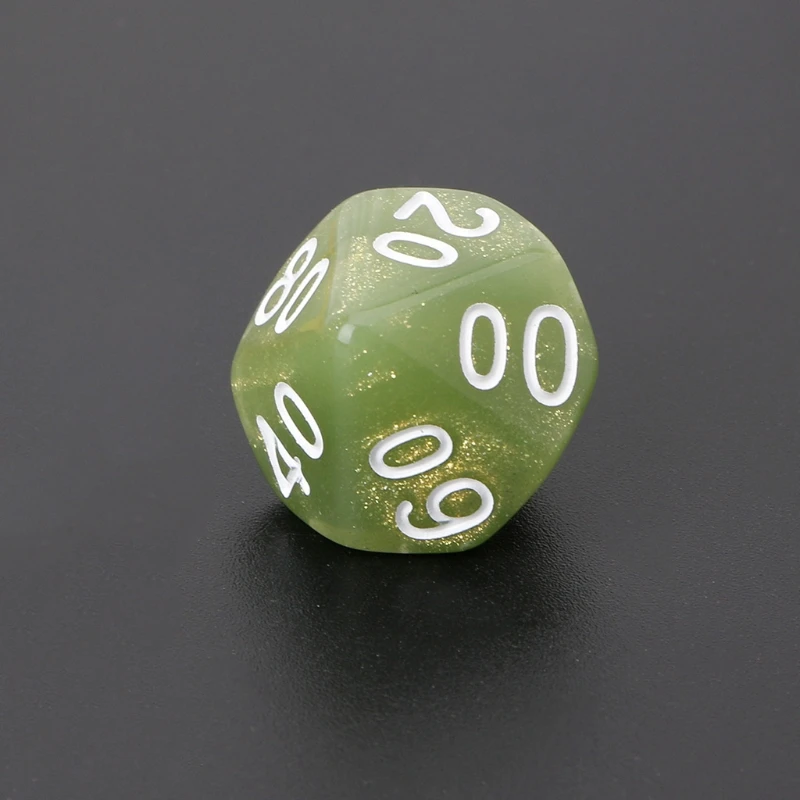 7 шт. мерцание многогранные кубики для Дракон Pathfinder D20 D12 2xD10 D8 D6 D4