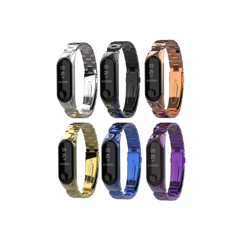Ремешок EIMO mi Band 3 для Xiaomi mi Band 3 браслет из нержавеющей стали ремешок на запястье ремешок mi band 3 ремешок Xio mi Band 3 браслет