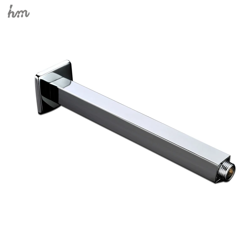 Hm потолок 25 см душевая ручка труба латунные хромированные душевые рейки стрела