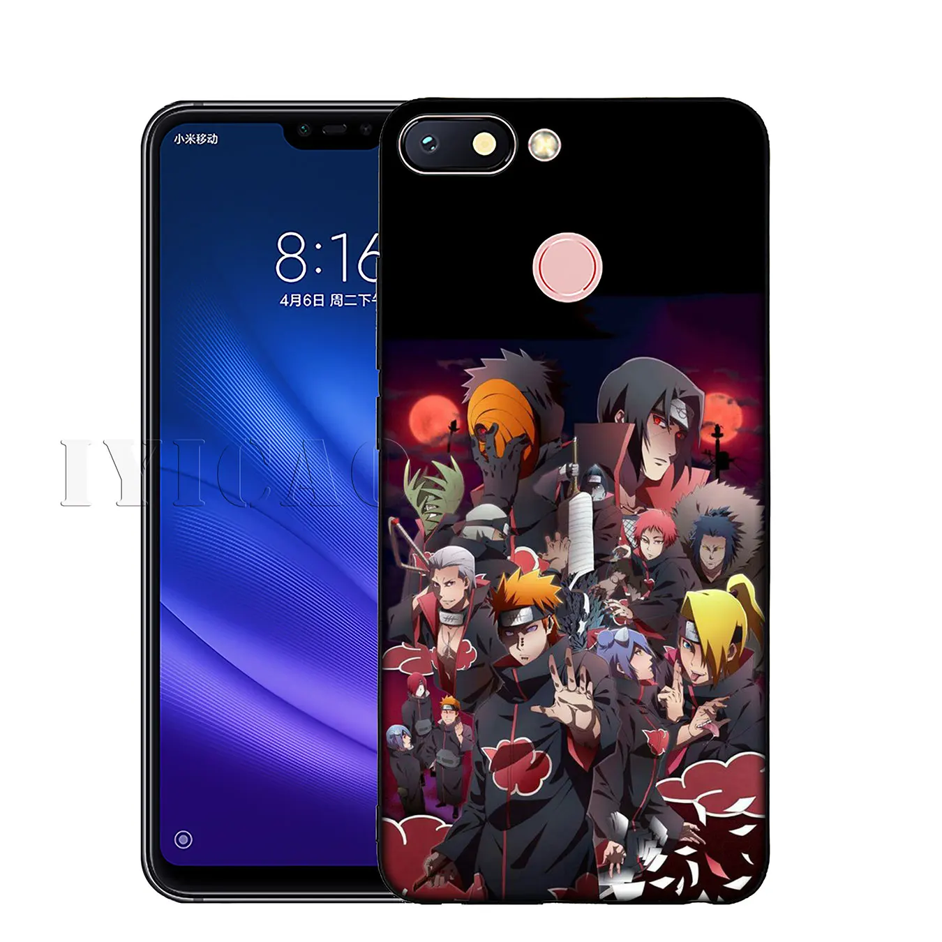 IYICAO NARUTO Hatake Kakashi Мягкий силиконовый чехол для телефона Xiaomi Redmi K20 8A 7A 6A 5A S2 4X 4A GO Note 8 7