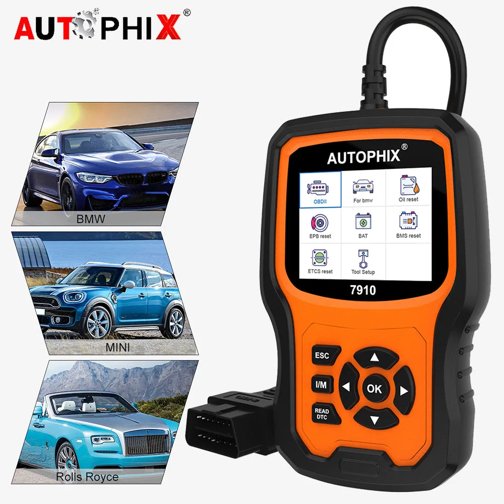 Autophix 7910 OBD2 сканер диагностическая Автоматическая полная система ABS/Подушка