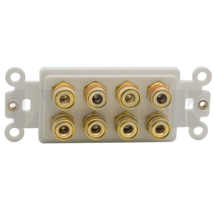 Колонка с 8 портами звуковая коробка бананом настенная пластина свободный