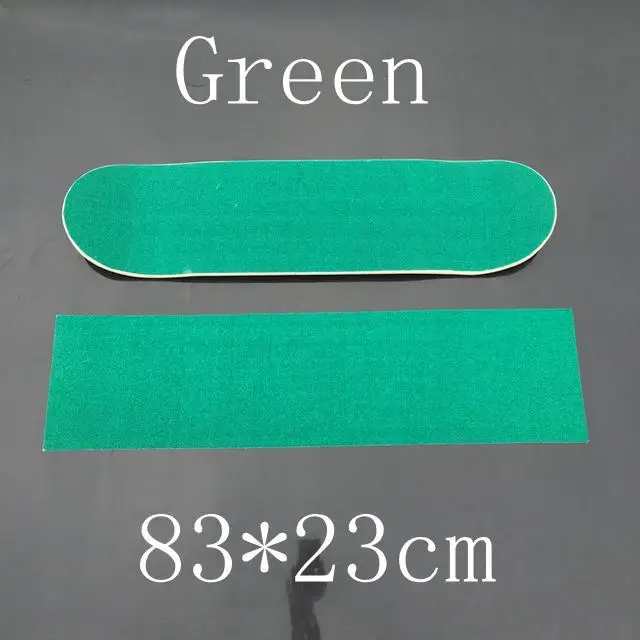 Green Новое поступление 84*23 см OS780 скейтборд Griptapes карбид кремния скейт сцепление ленты с отверстиями для воздуха наждачная бумага для катания на скейтборде - Цвет: Green