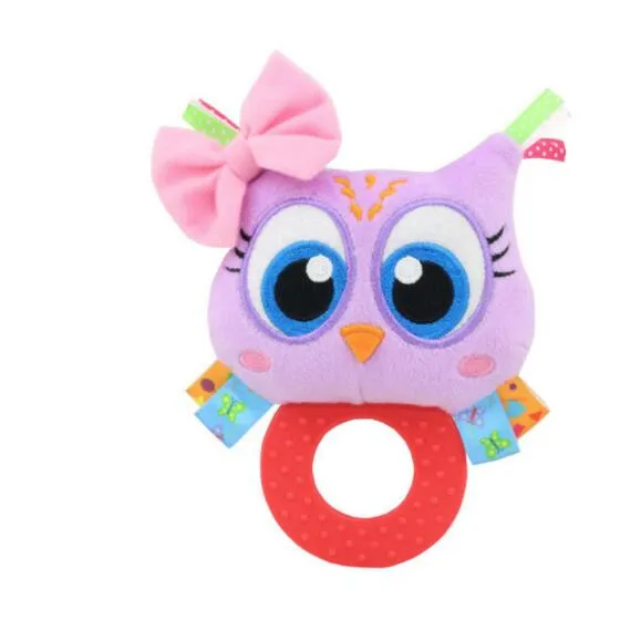 Baby Educational Toys Plush Rattle Animal Hand Bells Newborn Gift Designs BF09 |