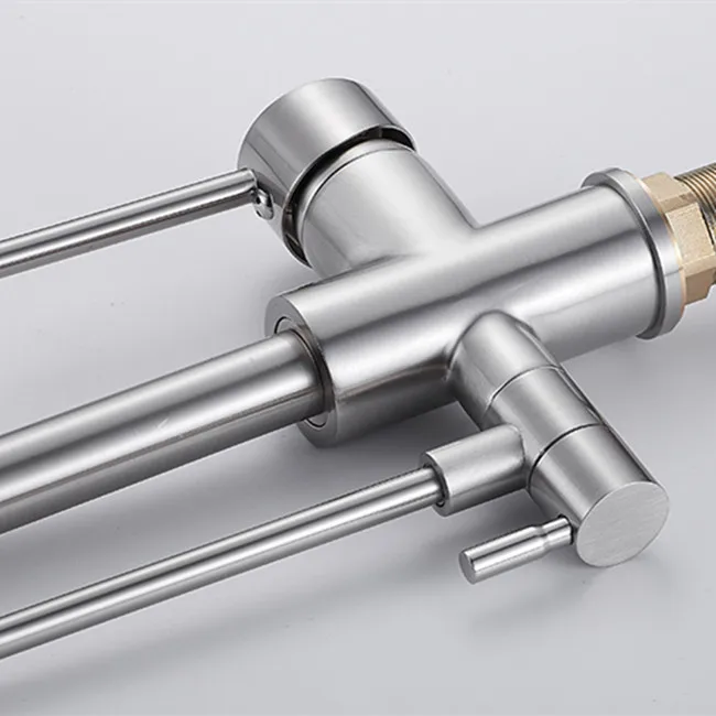 Смеситель для кухонной раковины Senducs кран горячей и холодной воды качественный
