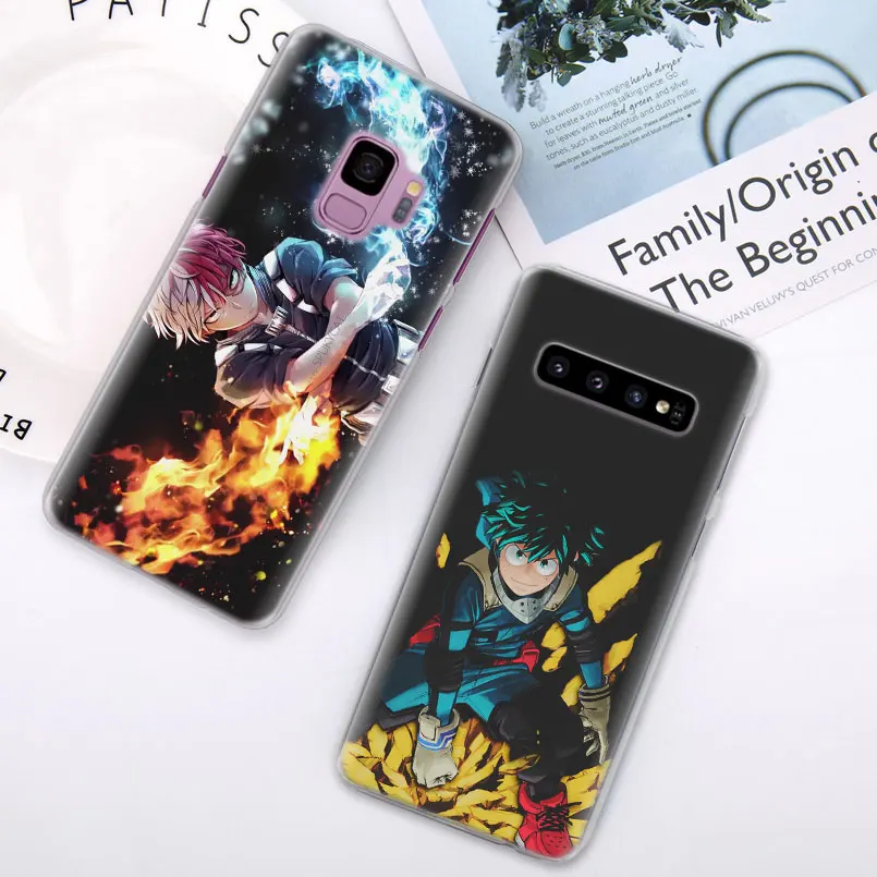 Чехол для телефона Boku no My Hero Academy s для samsung Galaxy S10e S10 Plus S8 S9 Plus S6 S7 Edge A40 A50 A70 M20 чехол