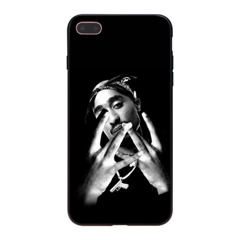 MaiYaCa 2pac Tupac и Biggie красивые мягкие Аксессуары для телефона чехол iPhone 8 7 6 6S Plus X 10 5 5S SE
