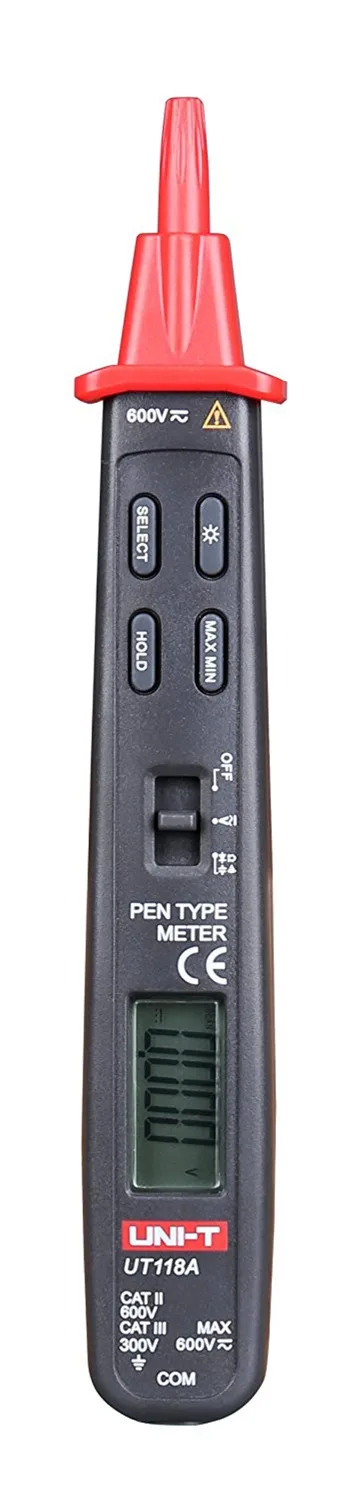 Uni t Ut118A 3000 Counts Ac/Dc напряжение емкость резистивная Ручка Тип Цифровой мультиметры