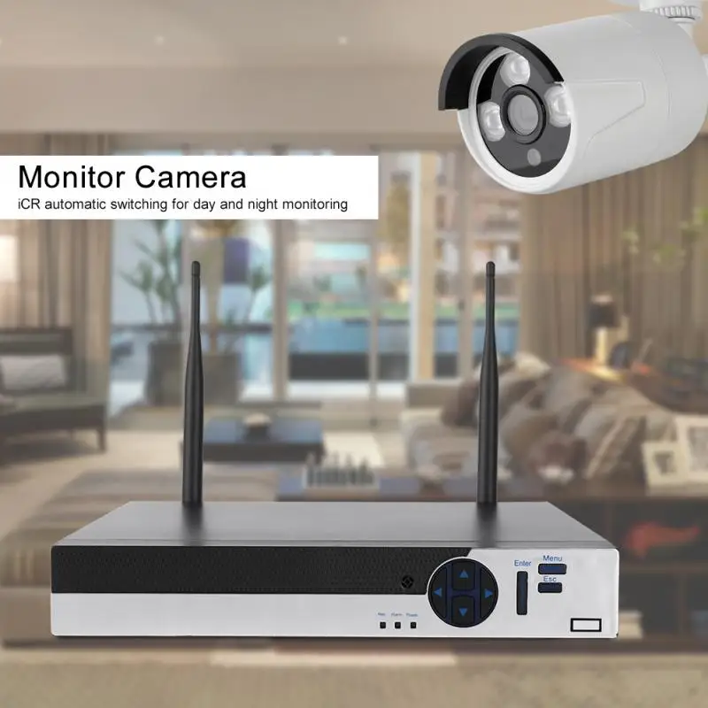 4-полосная AHD монитор камера WIFI HD Ночная с экраном видео умный датчик для домашней