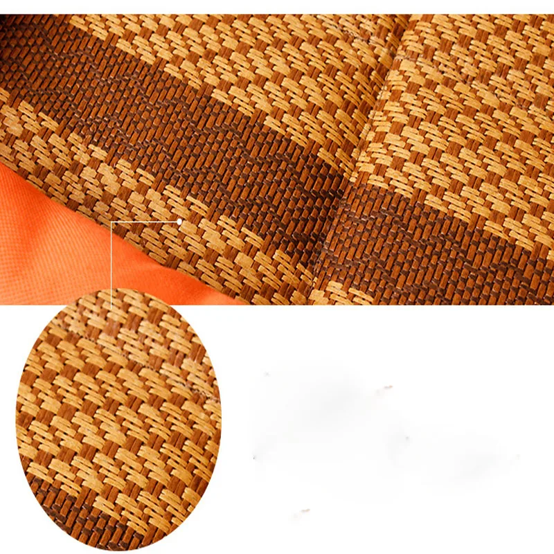 Прохладная летняя соломенная кровать для собак удобный бамбуковый спальный