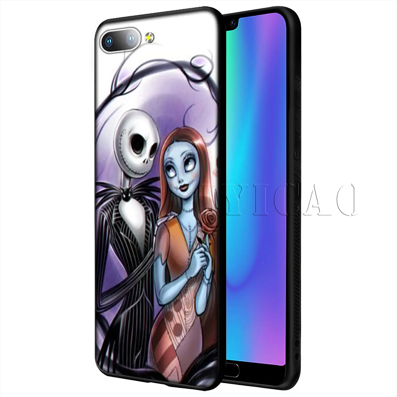 Мягкий чехол IYICAO с рисунком кошмара перед Рождеством для Huawei P20 Pro P10 P8 P9 P30 Lite Mini 2017