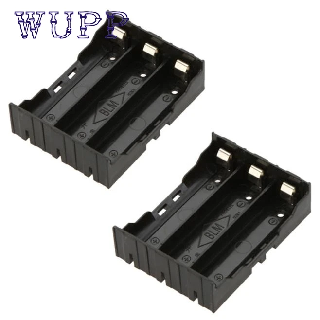 1 шт. DIY черный ящик для хранения держатель чехол 3x18650 3 7 V аккумуляторные батареи 10
