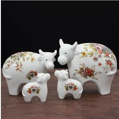 

Cow crafts, home desktop decorations, cute beautiful animals, beautiful birthday gifts
