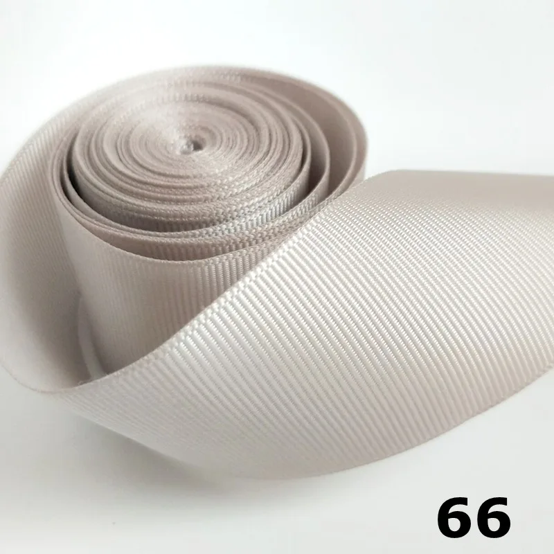 color 66 HL 5 yards 1-1/2"(40mm) Solid Color Grosgrain Ribbons Making Hair Bows Wedding Decorative Gift Box Wrapping DIY Crafts R010 - Цвет: color 66