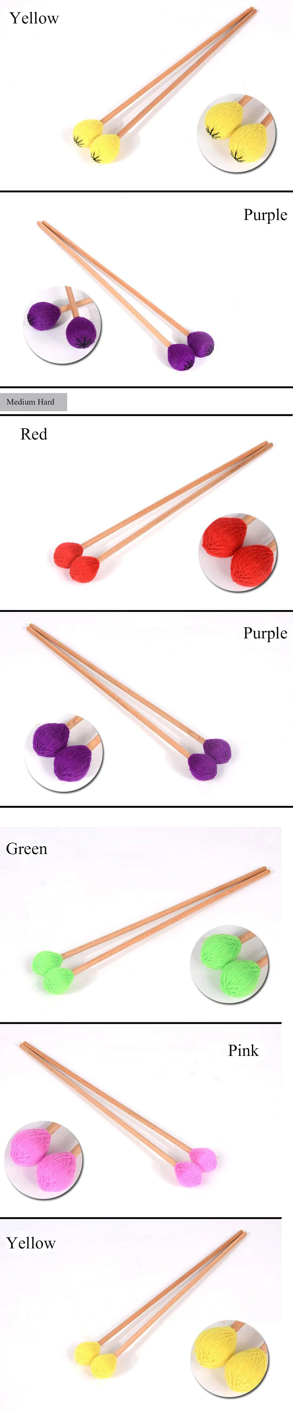 MoonEmbassy Mallets средней мягкости и средней жесткости Marimba