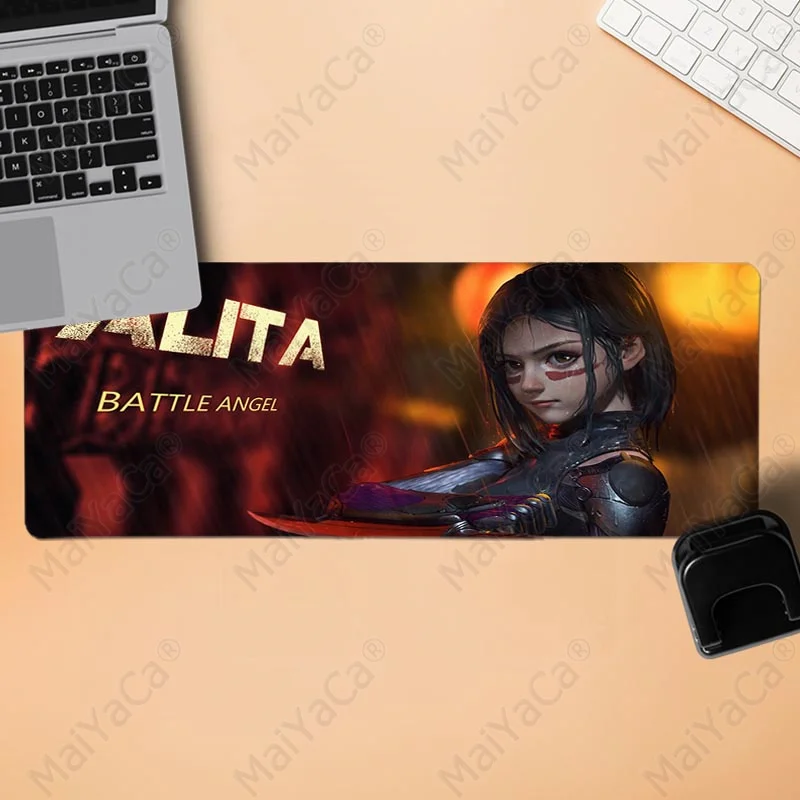 LockEdge 30X90cm Maiyaca мой любимый Alita боевой Ангел прочный резиновый коврик для мыши Прочный резиновый коврик для мыши коврик - Цвет: LockEdge 30X90cm