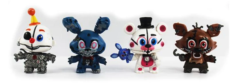 1 шт. Мультяшные фигурки Five Nights At Freddy's, Бонни, медведь лисица, Фредди, ПВХ Модель, детская Подарочная игрушка