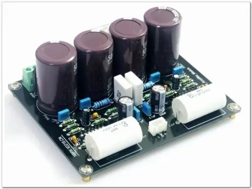 

Assembled TDA7293 installed 2*100W stereo current feedback amplifier board