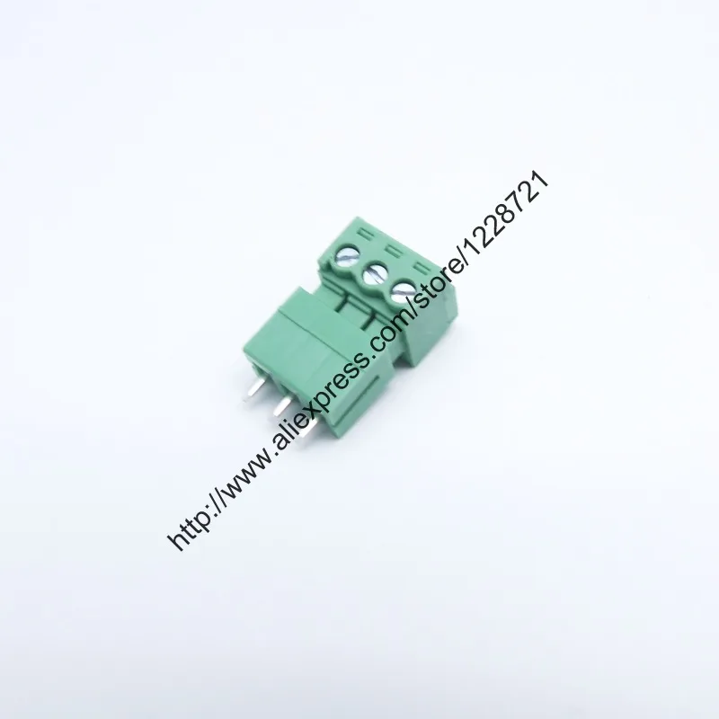 10 комплектов штекерных и гнездовых 3 81 мм шаг PCB подключаемые клеммные блоки