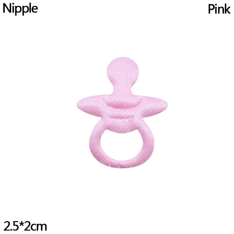 pink nipple 100 шт розовый синий стол Конфетти Дети День рождения медведь следа соска разбрызгивает детский душ мальчик девочка украшение - Цвет: pink nipple