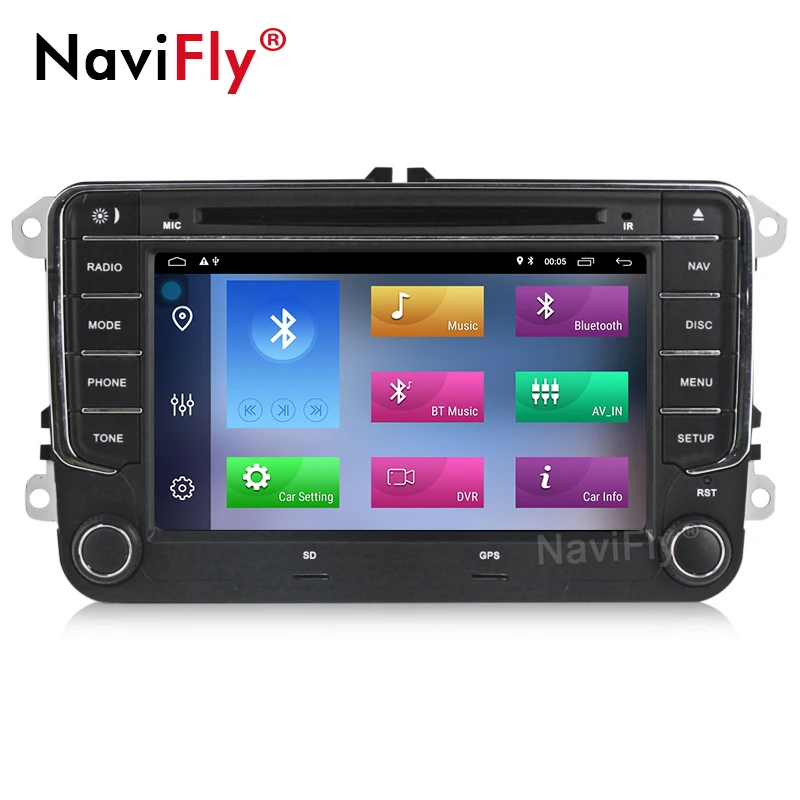 NaviFly Android автомобильный RDS Мультимедиа gps для Volkswagen VWgolf 6 passat b6 B7 Touran polo Tiguan seat leon