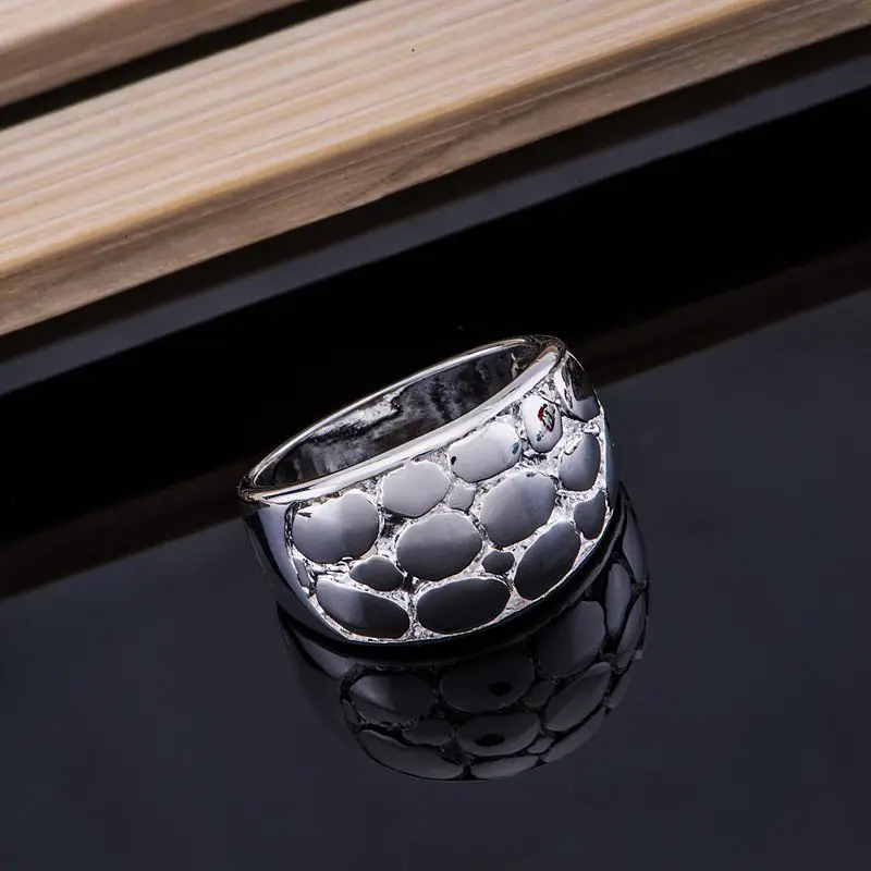 Оптовая продажа серебряных колец посеребренные модные ювелирные изделия