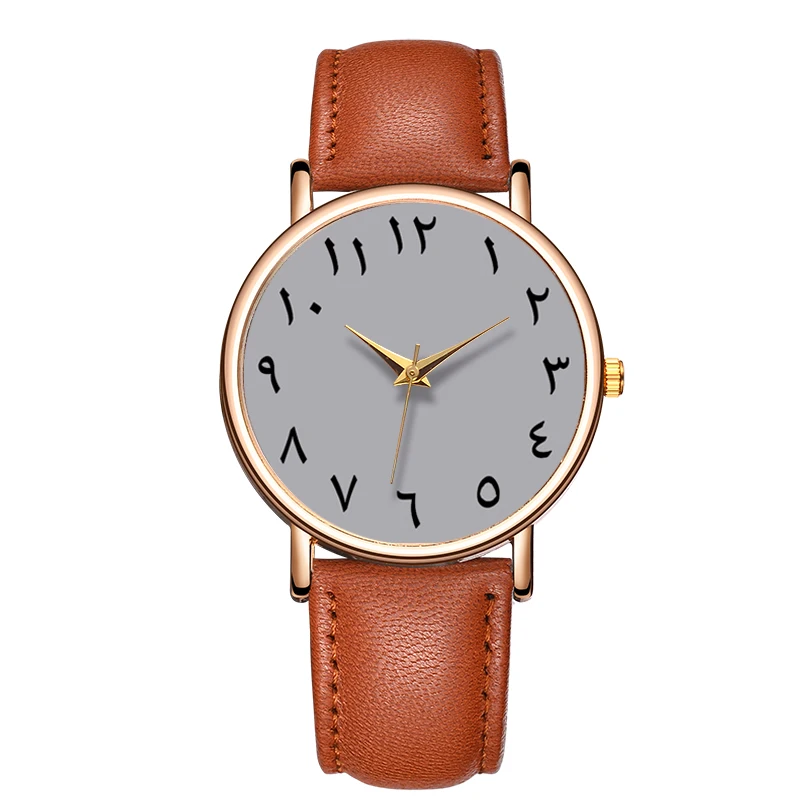 B 9106 Топ бренд baosili модные наручные часы с арабскими цифрами Relojes de hombre