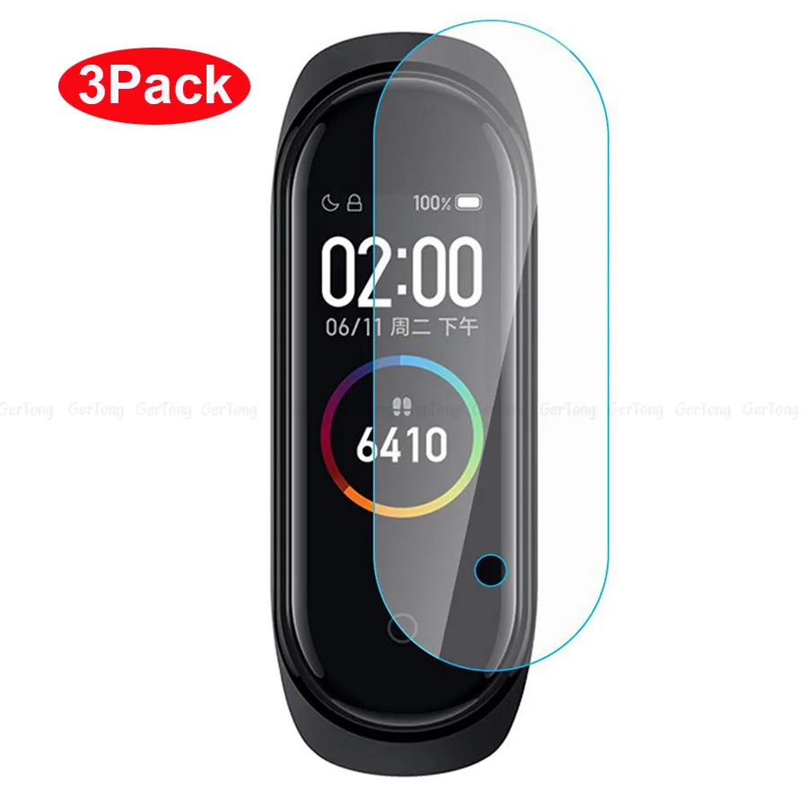 Защитная пленка для экрана Xiaomi Mi Band 4 3 шт./лот защитная band 2 band4 не закаленное