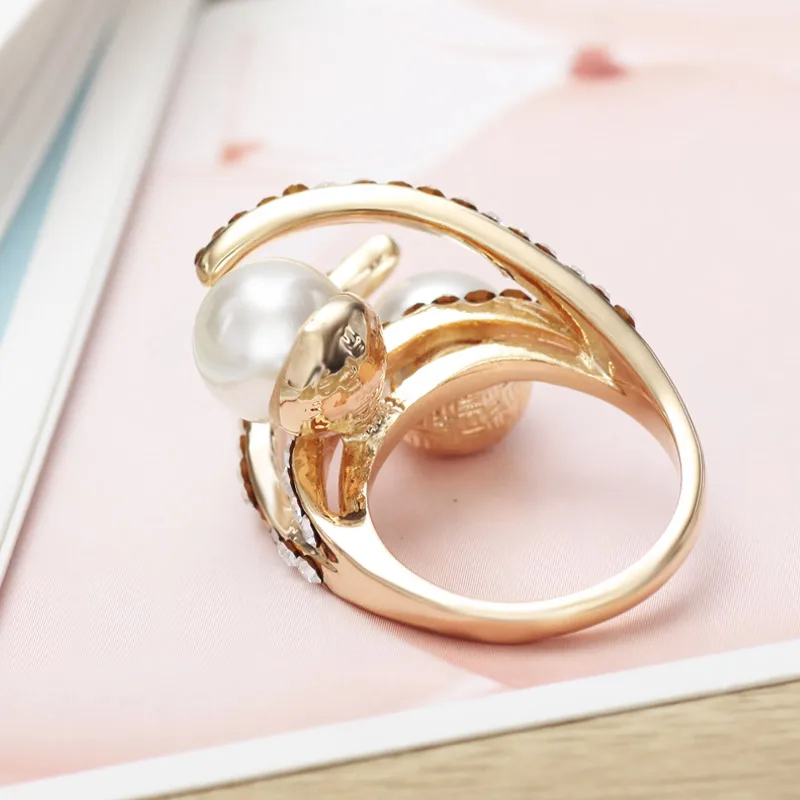 Neoglory элегантные кольца стразы свадебные брендовые дизайнерские подарки