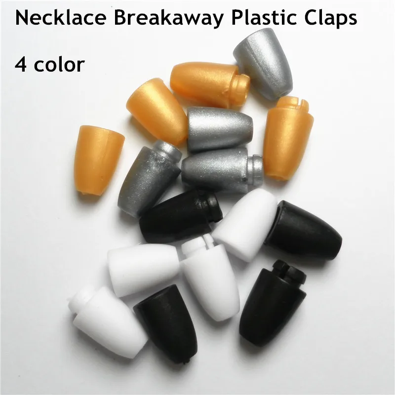 500 pairs  DIY Necklace's breakaway plastic clasps Plastic Closure for Silicone baby pacifier chewing Jewelry Necklace enlarge