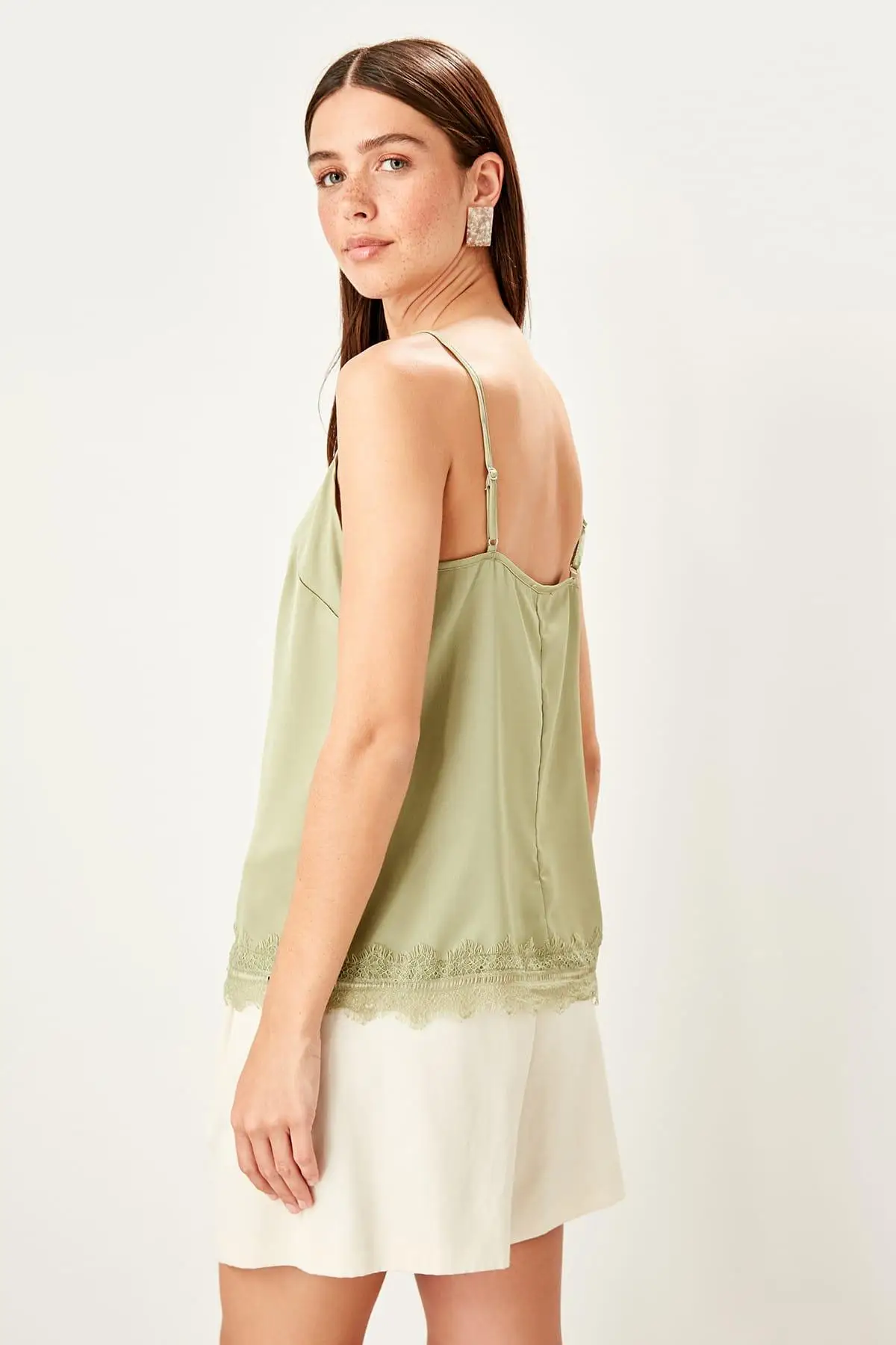 Trendyol Mint askóli Bluz TWOSS19BB0474| |