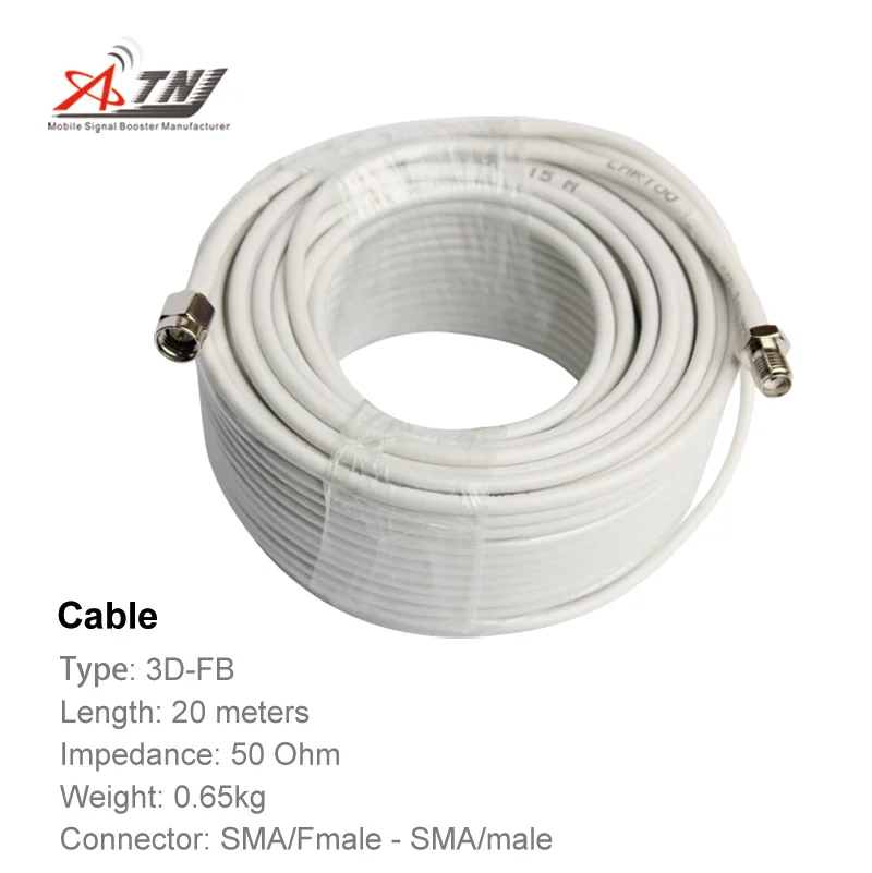 

New Arrival !!Top Quality ,ATNJ 3D-FB 20m SMA/Female/SMA-Male Coaxial Cable