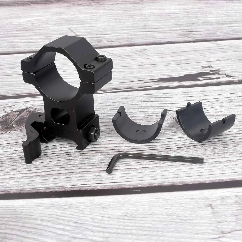 30 мм/25 4 мм 1 &quotкольцо Quick Release Scope Mount Adapter 20 Rail Weaver Picatinny фонарик Охота Caza | Спорт и