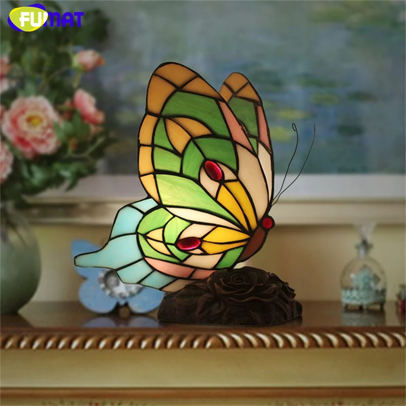 Креативная стеклянная настольная лампа FUMAT винтажный декоративный прикроватный