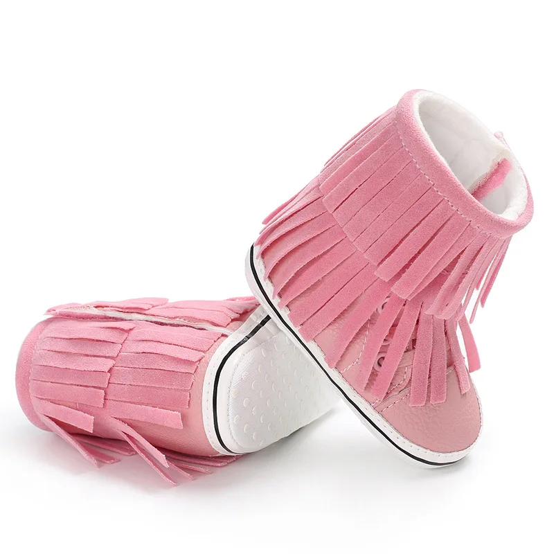 Зимние ботинки с высокой бахромой для мужчин и женщин|Обувь детей мягкой