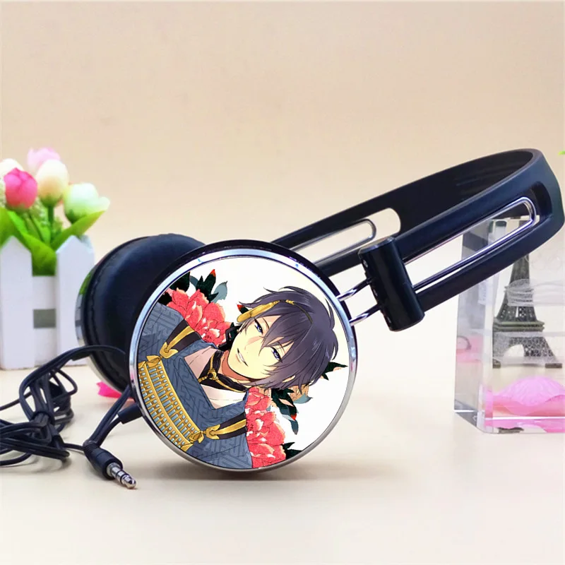 12 Custom Touken Ranbu Online Mikazuki Munechika Nakigitsune Anime Headphone Adjustable Headphones Gaming Headset Stereo Headphones - Цвет: 12