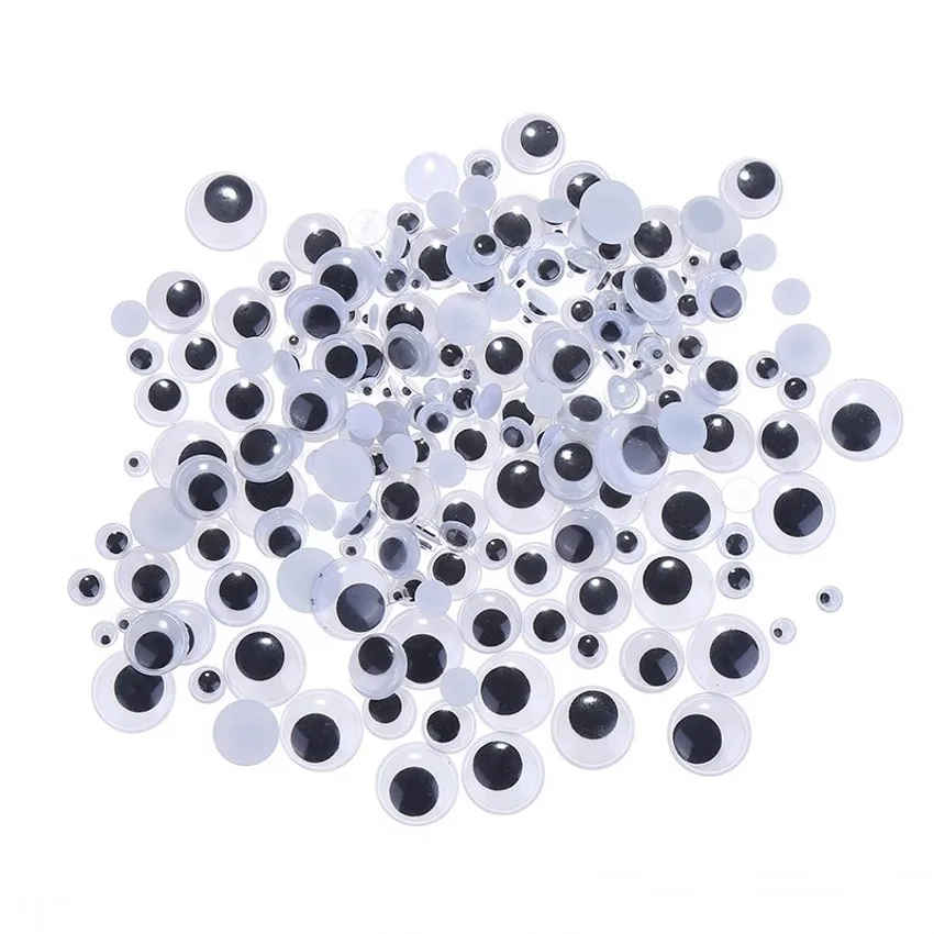 Not Self-adhesive 200PCS Mixed 5mm /6mm /8mm /10mm /12mm Dolls Eye For Toys Googly Eyes Used Doll Accessories | Украшения и