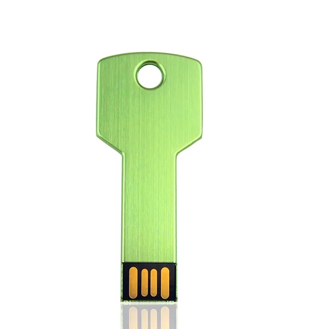 Металлический ключ usb флэш накопитель с логотипом на заказ водонепроницаемый